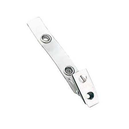 010650 HID Clear Vinyl Strap Clip with 2-hole NPS Clip - Pack of 100-DISCONTINUED