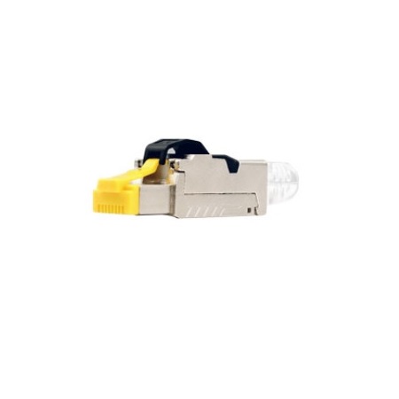 012-024/10G Vertical Cable Cat6A Shielded Plug for Solid Cable (CAT6 and CAT6A)