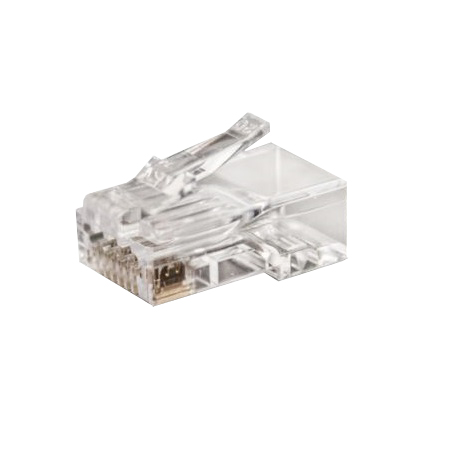 012-025/EZF-100 Vertical Cable Cat6A Feed Through Plug (RJ45 Modular Connector) Unshielded