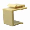 Show product details for 037-326IV Vertical Cable 037 Series Blank Keystone Insert - Ivory