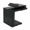 Show product details for 037-328BK Vertical Cable 037 Series Blank Keystone Insert - Black