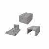 Show product details for 039-358WH/D Vertical Cable 039 Series 1 Port Surface Mount Box W/Dust Cover UL - White