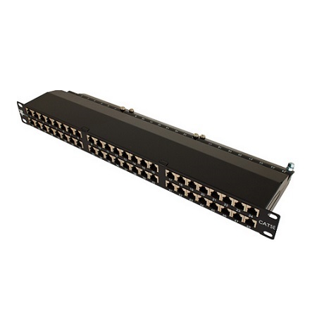 041-373/S/48 Vertical Cable CAT5E Shielded 48 Port Krone Type Patch Panel