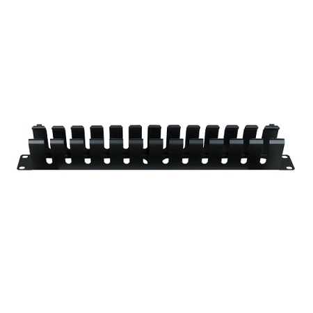 044-2394/DC/2U Vertical Cable 2U Closed Horizontal Wire Manager, 19