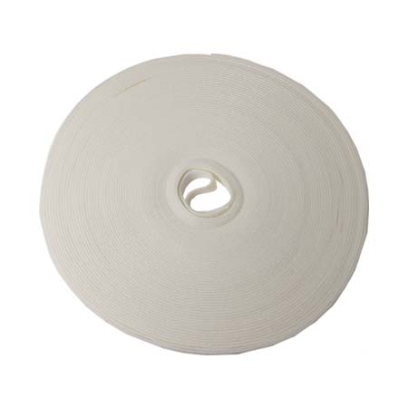 045-V34/75WH Vertical Cable 3/4" Wide Velcro Tie Wrap - 75' Roll - White