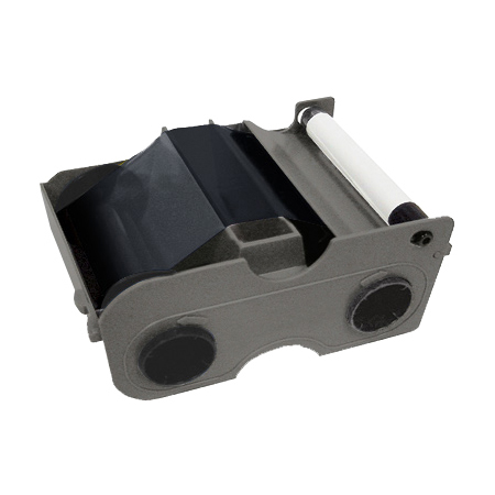 045101 HID Fargo Premium Black (K) Cartridge w/ Cleaning Roller – 1000 Images