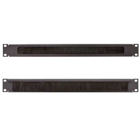 047-WBP-1000 Vertical Cable Rack Mount 1U Brush Panel