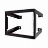 047-WFJ-0853 Vertical Cable 8U Open Wall Mount Rack 18" Depth