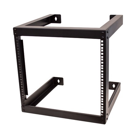 047-WFJ-0953 Vertical Cable 9U Open Wall Mount Rack 18" Depth