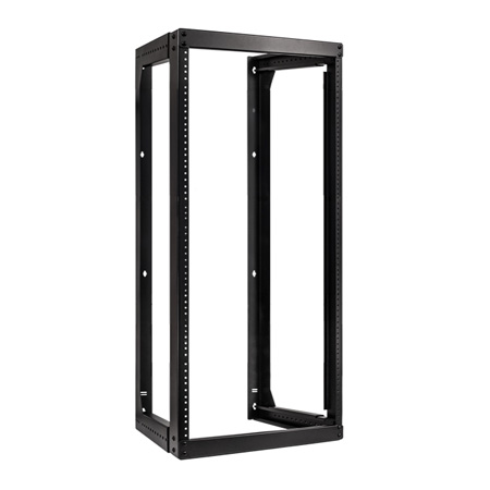 047-WTH-2018 Vertical Cable 20U Open Wall Mount Rack 18"-30" Adjustable Depth