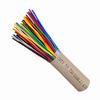 Show product details for 052-443GY-500 Vertical Cable 052-443 Series 24 AWG 100 Unshielded Twisted Pair Solid Bare Copper CMR Non-Plenum Cat3 Cable - 1000' Wooden Spool - Gray