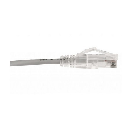 077-2013/05GY Vertical Cable 28 AWG 4 Unshielded Twisted Pair Stranded Bare Copper CM Non-Plenum Cat6A - 6" Patch Cord - Gray
