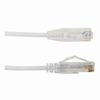 Show product details for 077-2017/05WH Vertical Cable 28 AWG 4 Unshielded Twisted Pair Stranded Bare Copper CM Non-Plenum Cat6A - 6" Patch Cord - White