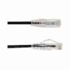 Show product details for 077-2028/2BK Vertical Cable 28 AWG 4 Unshielded Twisted Pair Stranded Bare Copper CM Non-Plenum Cat6A - 2ft Patch Cord - Black