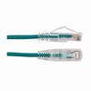 Show product details for 077-2030/2GR Vertical Cable 28 AWG 4 Unshielded Twisted Pair Stranded Bare Copper CM Non-Plenum Cat6A - 2ft Patch Cord - Green