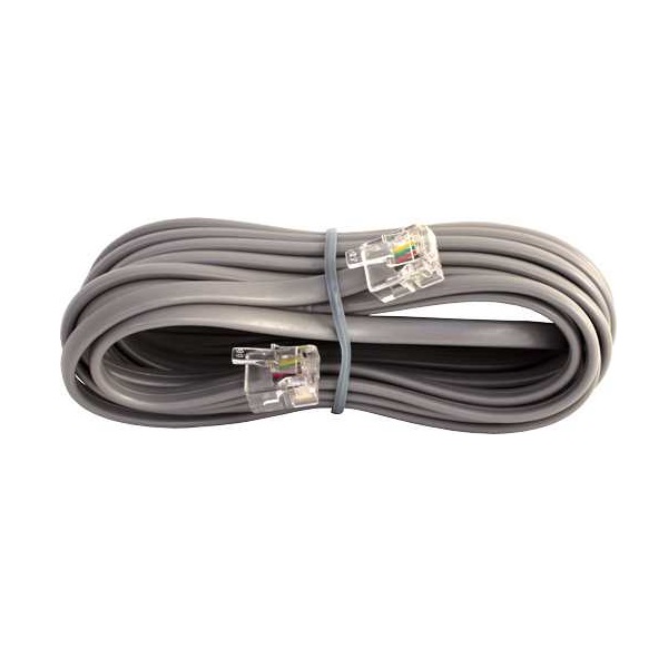 091-704/4C/14S Vertical Cable 091-704 Series Silver Satin Phone Cords - 1000ft Spool