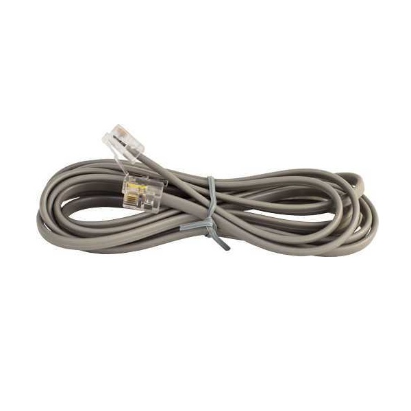091-710/6C/7S Vertical Cable 091-710 Series 28 AWG Silver Satin Phone Cords - 1000ft Spool