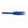 Show product details for 092-571/05BL Vertical Cable 24 AWG 4 Unshielded Twisted Pair Stranded Bare Copper CM Non-Plenum Cat5e Cable - 1/2ft Patch Cord - Blue