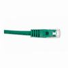 Show product details for 092-572/05GR Vertical Cable 24 AWG 4 Unshielded Twisted Pair Stranded Bare Copper CM Non-Plenum Cat5e Cable - 1/2ft Patch Cord - Green