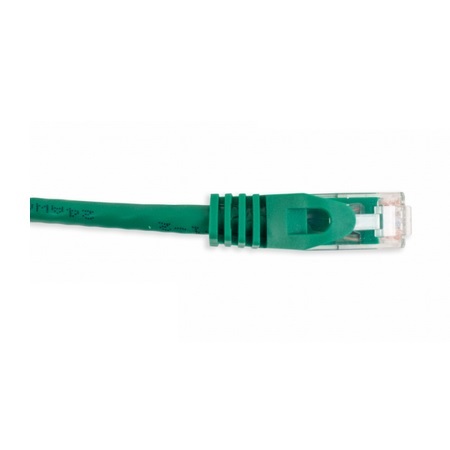 092-6053/4GR Vertical Cable 24 AWG 4 Unshielded Twisted Pair Stranded Bare Copper CM Non-Plenum Cat5e Cable - 4ft Patch Cord - Green