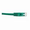 Show product details for 092-6143/6GR Vertical Cable 24 AWG 4 Unshielded Twisted Pair Stranded Bare Copper CM Non-Plenum Cat5e Cable - 6ft Patch Cord - Green