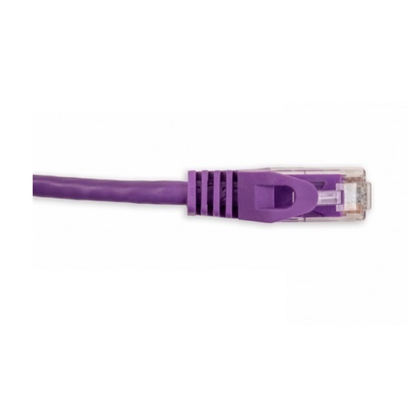 092-6146/6PR Vertical Cable 24 AWG 4 Unshielded Twisted Pair Stranded Bare Copper CM Non-Plenum Cat5e Cable - 6ft Patch Cord - Purple
