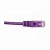 Show product details for 092-6146/6PR Vertical Cable 24 AWG 4 Unshielded Twisted Pair Stranded Bare Copper CM Non-Plenum Cat5e Cable - 6ft Patch Cord - Purple
