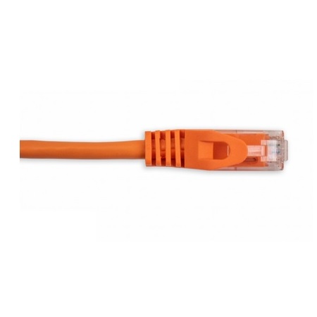 092-619/7OR Vertical Cable 24 AWG 4 Unshielded Twisted Pair Stranded Bare Copper CM Non-Plenum Cat5e Cable - 7ft Patch Cord - Orange