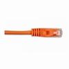 092-619/7OR Vertical Cable 24 AWG 4 Unshielded Twisted Pair Stranded Bare Copper CM Non-Plenum Cat5e Cable - 7ft Patch Cord - Orange