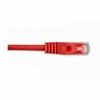 092-621/7RD Vertical Cable 24 AWG 4 Unshielded Twisted Pair Stranded Bare Copper CM Non-Plenum Cat5e Cable - 7ft Patch Cord - Red