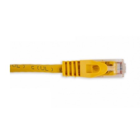 092-623/7YL Vertical Cable 24 AWG 4 Unshielded Twisted Pair Stranded Bare Copper CM Non-Plenum Cat5e Cable - 7ft Patch Cord - Yellow