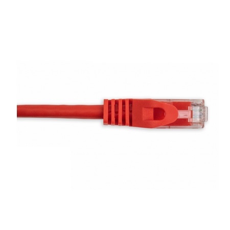 092-630/10RD Vertical Cable 24 AWG 4 Unshielded Twisted Pair Stranded Bare Copper CM Non-Plenum Cat5e Cable - 10ft Patch Cord - Red