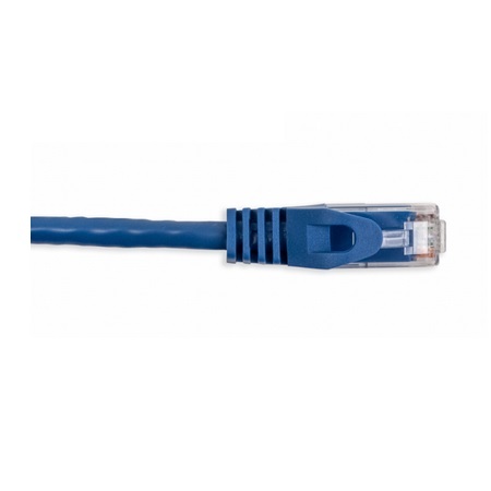 092-634/14BL Vertical Cable 24 AWG 4 Unshielded Twisted Pair Stranded Bare Copper CM Non-Plenum Cat5e Cable - 14ft Patch Cord - Blue