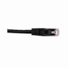 Show product details for 092-651/25BK Vertical Cable 24 AWG 4 Unshielded Twisted Pair Stranded Bare Copper CM Non-Plenum Cat5e Cable - 25ft Patch Cord - Black