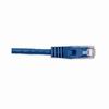 Show product details for 092-652/25BL Vertical Cable 24 AWG 4 Unshielded Twisted Pair Stranded Bare Copper CM Non-Plenum Cat5e Cable - 25ft Patch Cord - Blue