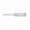 092-658/25WH Vertical Cable 24 AWG 4 Unshielded Twisted Pair Stranded Bare Copper CM Non-Plenum Cat5e Cable - 25ft Patch Cord - White