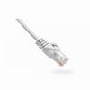 094-793/05WH Vertical Cable 24 AWG 4 Unshielded Twisted Pair Stranded Bare Copper CM Non-Plenum Cat6 Cable - 1/2ft Patch Cord - White