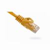 Show product details for 094-794/05YL Vertical Cable 24 AWG 4 Unshielded Twisted Pair Stranded Bare Copper CM Non-Plenum Cat6 Cable - 1/2ft Patch Cord - Yellow