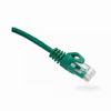 094-797/1GR Vertical Cable 24 AWG 4 Unshielded Twisted Pair Stranded Bare Copper CM Non-Plenum Cat6 Cable - 1ft Patch Cord - Green