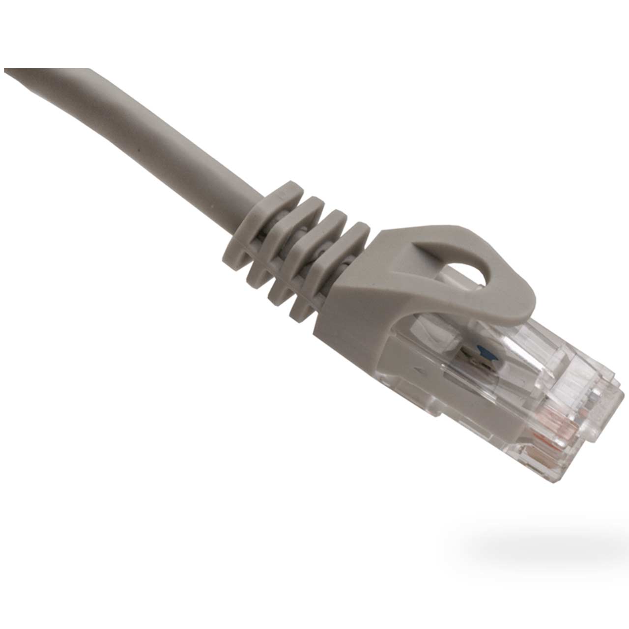094-8214/4GY Vertical Cable 24 AWG 4 Unshielded Twisted Pair Stranded Bare Copper CM Non-Plenum Cat6 Cable - 4ft Patch Cord - Gray
