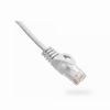 Show product details for 094-829/5WH Vertical Cable 24 AWG 4 Unshielded Twisted Pair Stranded Bare Copper CM Non-Plenum Cat6 Cable - 5ft Patch Cord - White