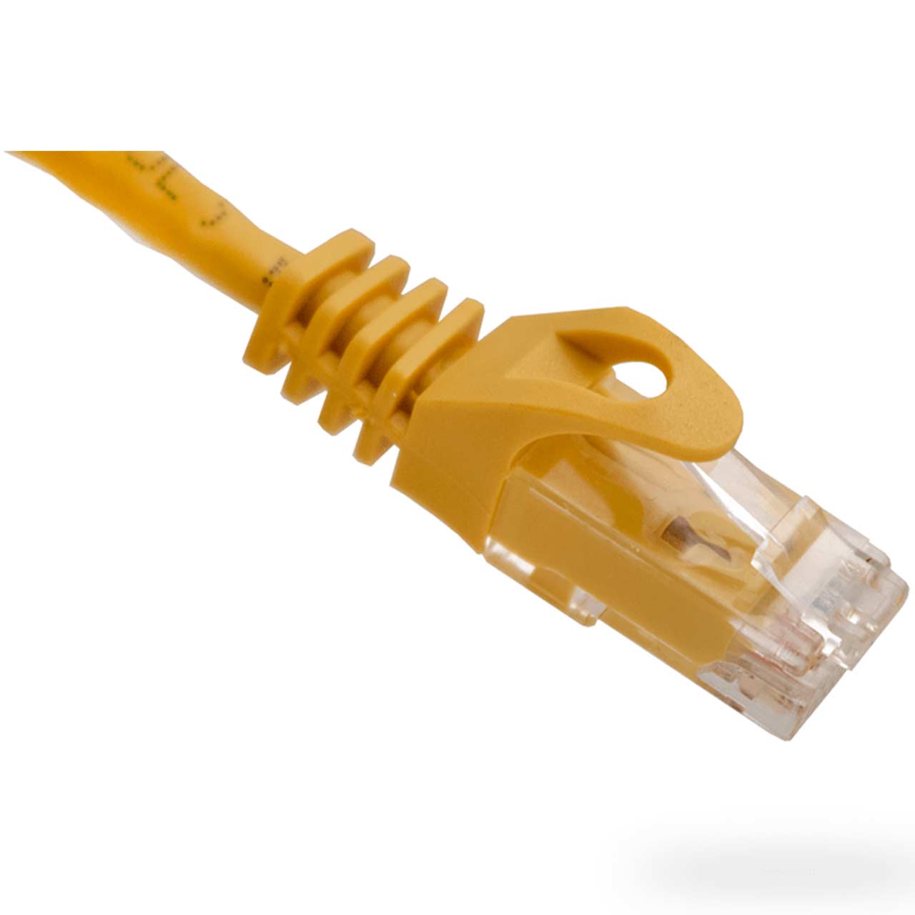 094-8309/6YL Vertical Cable 24 AWG 4 Unshielded Twisted Pair Stranded Bare Copper CM Non-Plenum Cat6 Cable - 6ft Patch Cord - Yellow