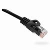 Show product details for 094-840/10BK Vertical Cable 24 AWG 4 Unshielded Twisted Pair Stranded Bare Copper CM Non-Plenum Cat6 Cable - 10ft Patch Cord - Black