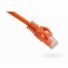 Show product details for 094-853/14OR Vertical Cable 24 AWG 4 Unshielded Twisted Pair Stranded Bare Copper CM Non-Plenum Cat6 Cable - 14ft Patch Cord - Orange