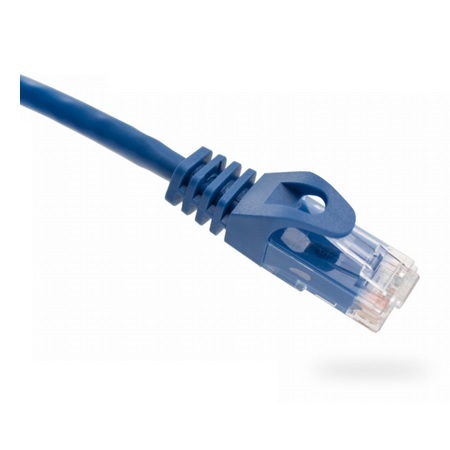 094-868/25BL Vertical Cable 24 AWG 4 Unshielded Twisted Pair Stranded Bare Copper CM Non-Plenum Cat6 Cable - 25ft Patch Cord - Blue