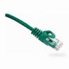 Show product details for 094-869/25GR Vertical Cable 24 AWG 4 Unshielded Twisted Pair Stranded Bare Copper CM Non-Plenum Cat6 Cable - 25ft Patch Cord - Green