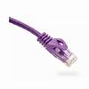 Show product details for 094-872/25PR Vertical Cable 24 AWG 4 Unshielded Twisted Pair Stranded Bare Copper CM Non-Plenum Cat6 Cable - 25ft Patch Cord - Purple