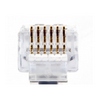Show product details for 100026LTC Platinum Tools EZ-RJ12/11 Long Tab Connector - 50 Pack