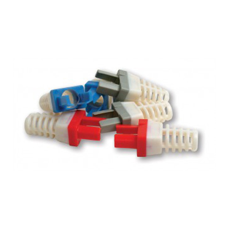 100030GR-C Platinum Tools Strain Relief for Cat6 - Green - 50 Pack