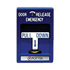 Show product details for 1000619 Potter RMS-1T Blue SPST Pull Station - Releasing - Non-Returnable